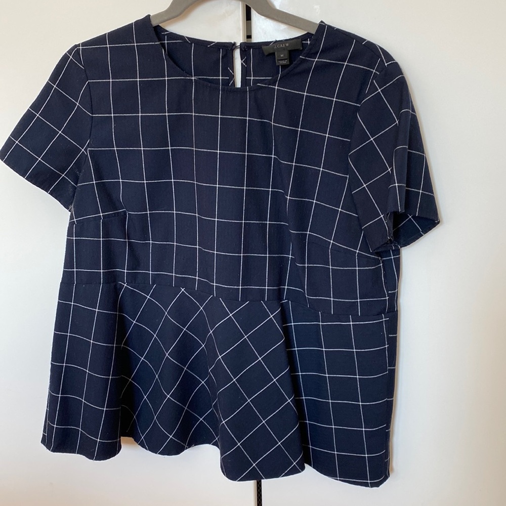 JCrew Peplum top